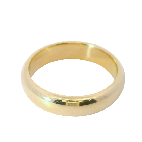 14KY 5mm Half Round Band Size 9.75 Image 2 Chipper's Jewelry Bonney Lake, WA
