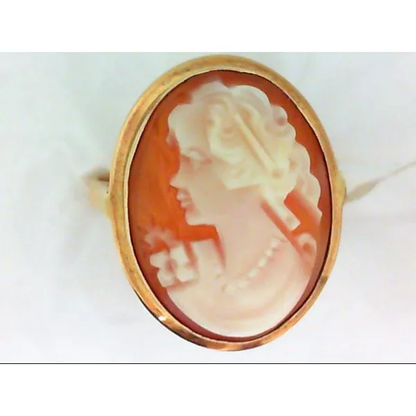 18K Yellow Gold Cameo Ring Image 2 Chipper's Jewelry Bonney Lake, WA