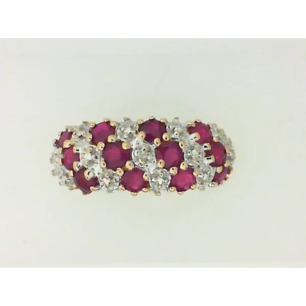 10K Yellow Gold Ruby, Diamond Ring Chipper's Jewelry Bonney Lake, WA