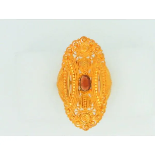 21K Yellow Gold Yellow-Orange Pyrope-Spessartite Garnet Fashion Ring Chipper's Jewelry Bonney Lake, WA