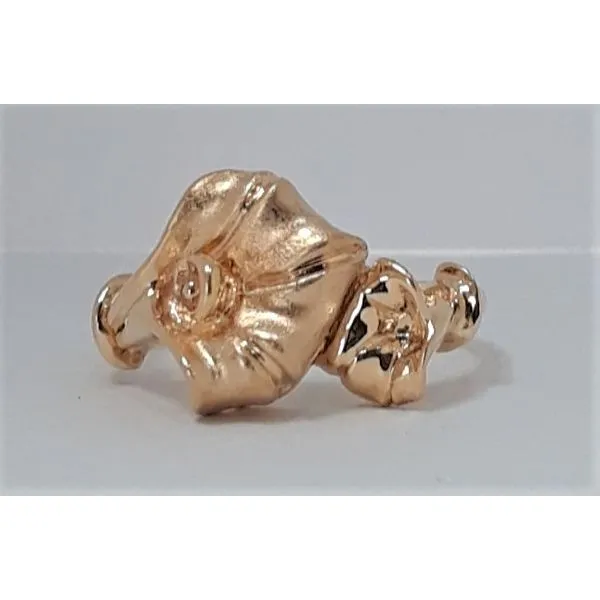 18Kt Yellow Gold Flower Ring Chipper's Jewelry Bonney Lake, WA