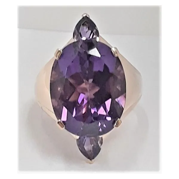 14Kt Yellow Gold Amethyst Ring Chipper's Jewelry Bonney Lake, WA
