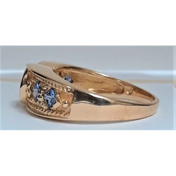 14Kt Yellow Gold Sapphire Fashion Ring Image 2 Chipper's Jewelry Bonney Lake, WA
