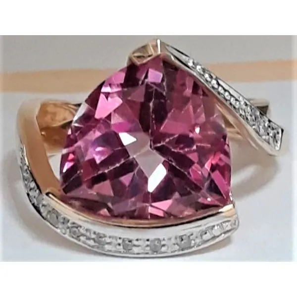 14Kt Yellow Gold Pink Tourmaline Fashion Ring Chipper's Jewelry Bonney Lake, WA