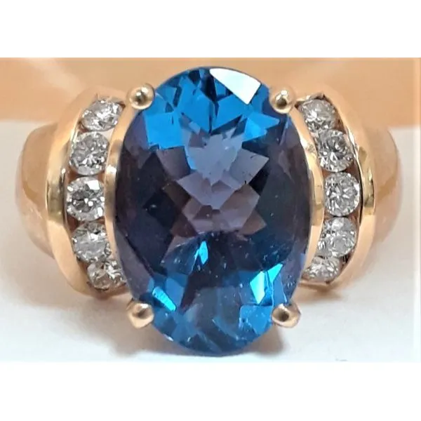 14Kt Yellow Gold Topaz Fashion Ring Chipper's Jewelry Bonney Lake, WA