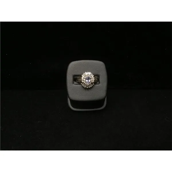 14kt Two Tone Tanzanite and Diamond Ring, Size 8 Image 2 Chipper's Jewelry Bonney Lake, WA