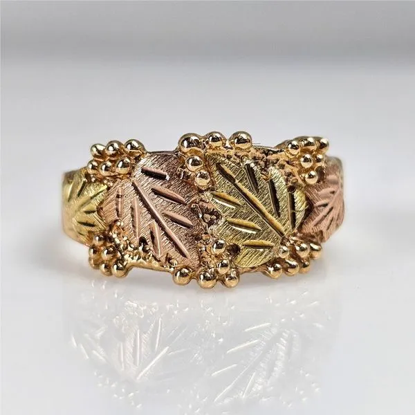 10K Black Hills Gold Leaves & Grapes Ring Chipper's Jewelry Bonney Lake, WA