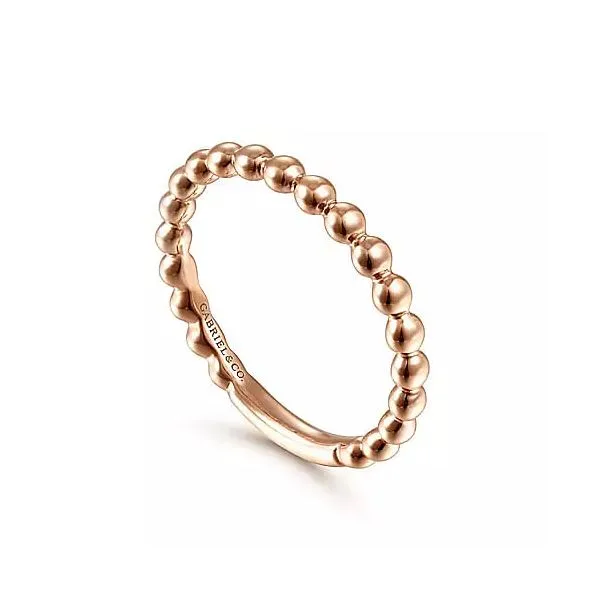 14K Rose Gold Bujukan Stackable Ring Image 2 Chipper's Jewelry Bonney Lake, WA