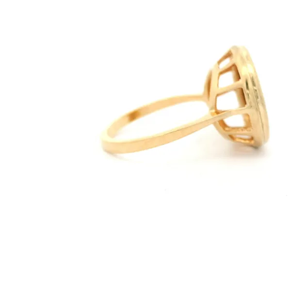 14K Yellow Gold Dos Pesos Ring Image 2 Chipper's Jewelry Bonney Lake, WA