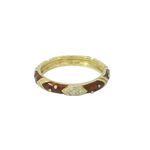 18K Yellow Gold w/Enamel Hildago Ring Image 3 Chipper's Jewelry Bonney Lake, WA
