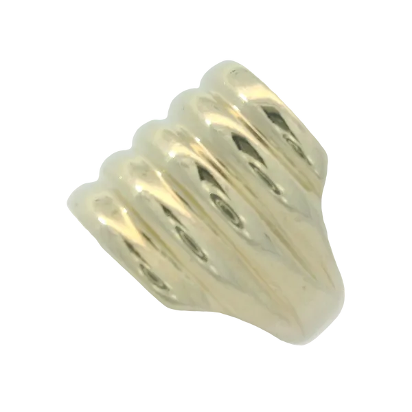 14KY 15mm Wide Tapered Band Ring Sz. 4.5 Image 2 Chipper's Jewelry Bonney Lake, WA