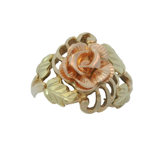 10K Black Hills Gold Rose Ring Chipper's Jewelry Bonney Lake, WA