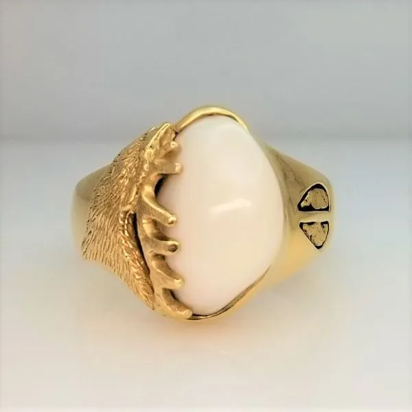 Men's 14K Elk's Tooth Fashion Ring Chipper's Jewelry Bonney Lake, WA