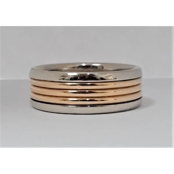 18kt Two-Tone Mens Ring Chipper's Jewelry Bonney Lake, WA