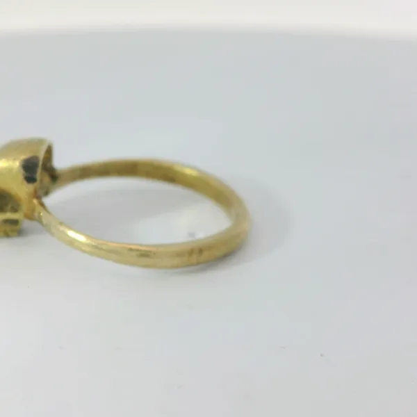 18KY Vintage Handmade Skull Ring Sz. 8 Image 4 Chipper's Jewelry Bonney Lake, WA
