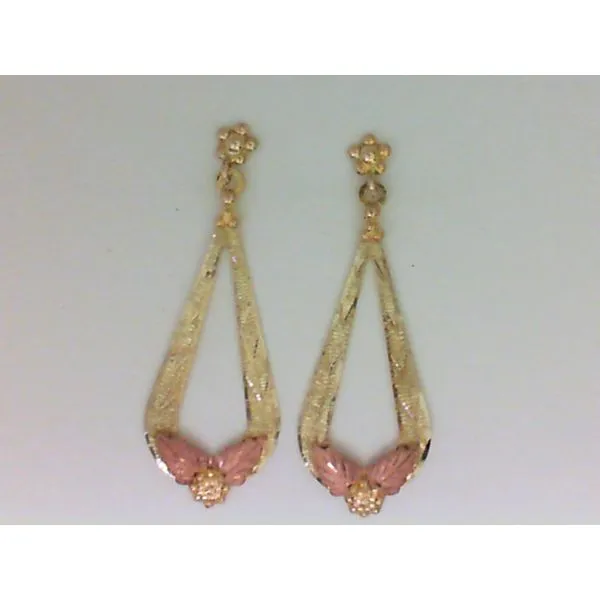 10K BHG Leaf & Flower Earrings Chipper's Jewelry Bonney Lake, WA