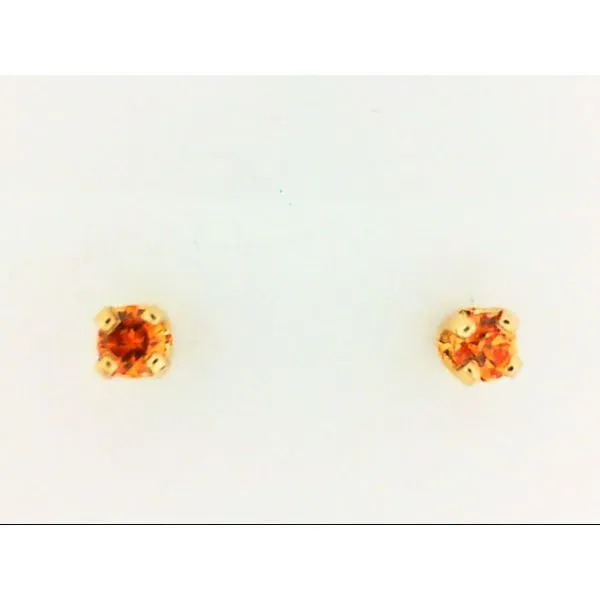 14K Yellow Gold Golden Sapphire Studs Chipper's Jewelry Bonney Lake, WA