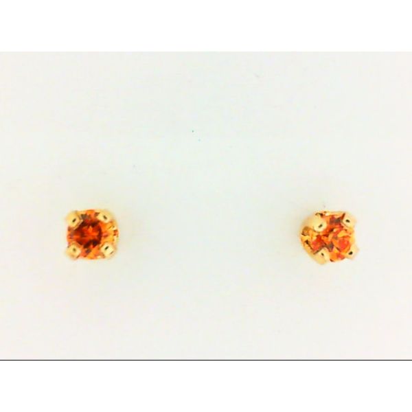 14Kt Yellow Gold Golden Sapphire Studs Chipper's Jewelry Bonney Lake, WA