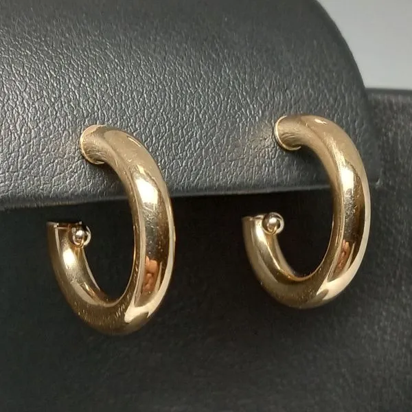 14kt Yellow Gold Hoops Chipper's Jewelry Bonney Lake, WA