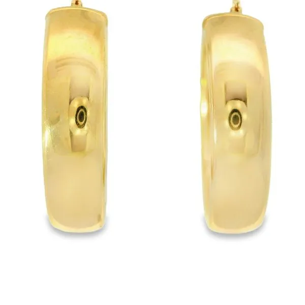 14kt Yellow Gold Hoop Earrings Chipper's Jewelry Bonney Lake, WA