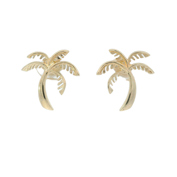 14KY Palm Tree Earrings, Na Hoku Hawaiian Jewelry Chipper's Jewelry Bonney Lake, WA