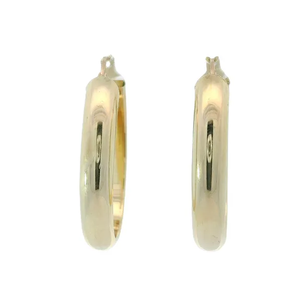 14Kt Yellow Gold Hoop Earrings Image 2 Chipper's Jewelry Bonney Lake, WA