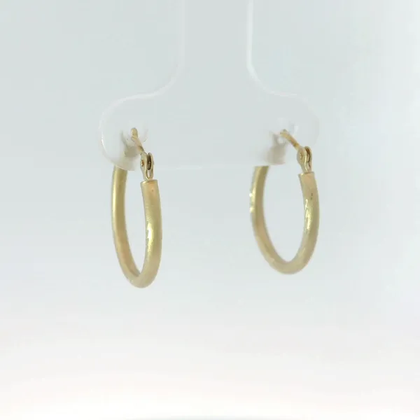 14kt Yellow Gold Hoop Earrings Image 3 Chipper's Jewelry Bonney Lake, WA