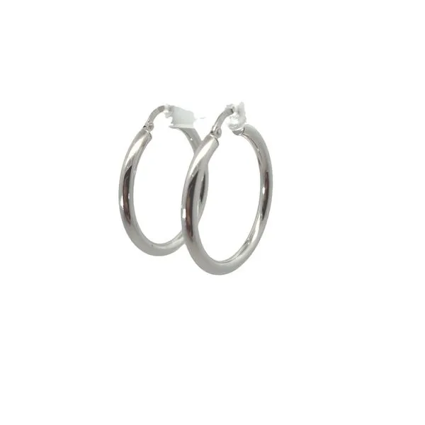 14KY Textured Hoop Earrings Chipper's Jewelry Bonney Lake, WA