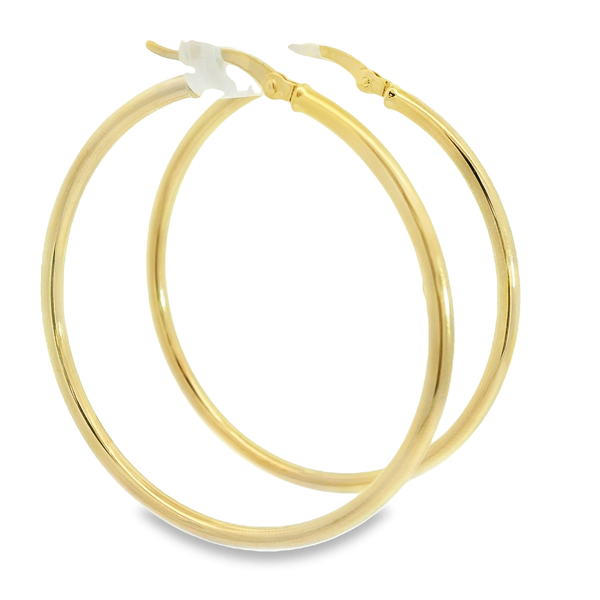 Midas 14K Yellow Gold Polished Hoop Earrings Chipper's Jewelry Bonney Lake, WA