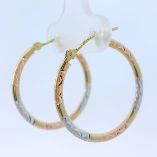 14KTT Hoop Earrings Chipper's Jewelry Bonney Lake, WA
