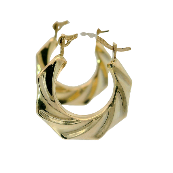 10KY Hoop Earrings Image 2 Chipper's Jewelry Bonney Lake, WA