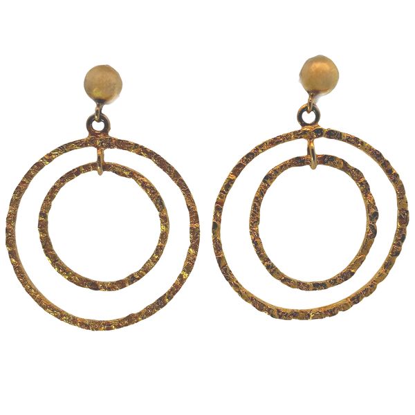 10KY Circle Dangle Earrings & Natural Nugget Chipper's Jewelry Bonney Lake, WA