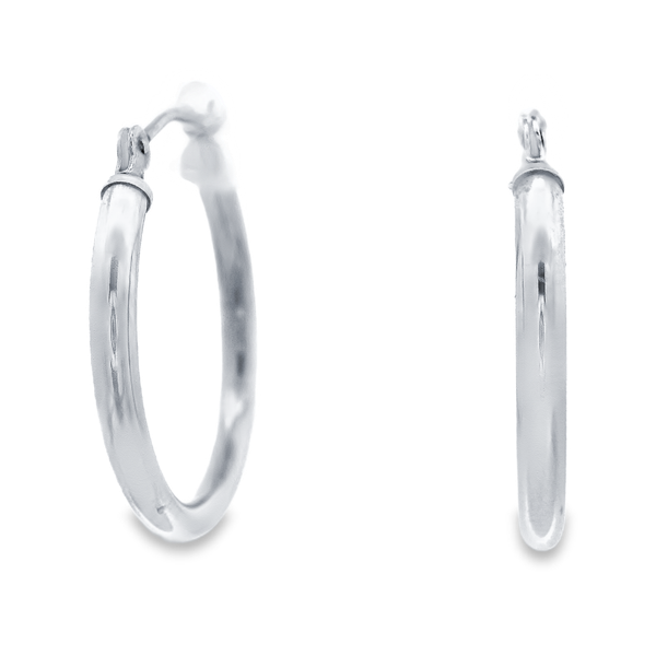 14KW Hoop Earrings Approximately 20mm in Diameter. Image 2 Chipper's Jewelry Bonney Lake, WA