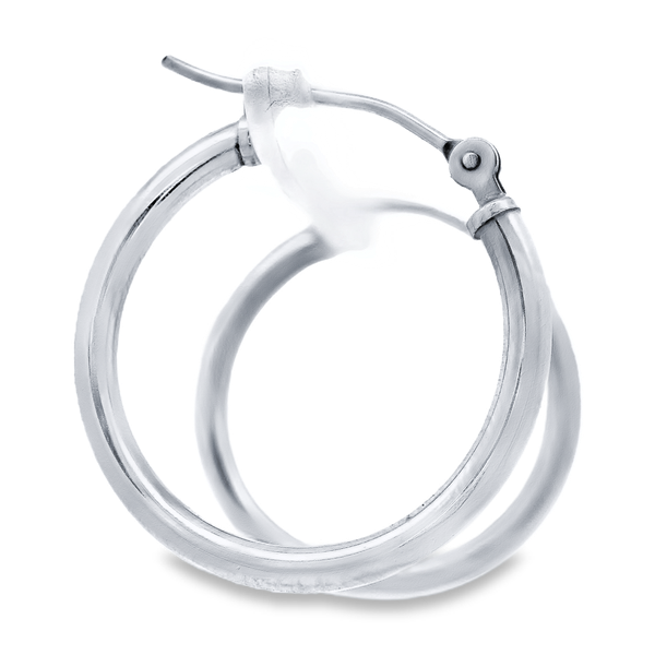 14KW Hoop Earrings Approximately 20mm in Diameter. Image 3 Chipper's Jewelry Bonney Lake, WA
