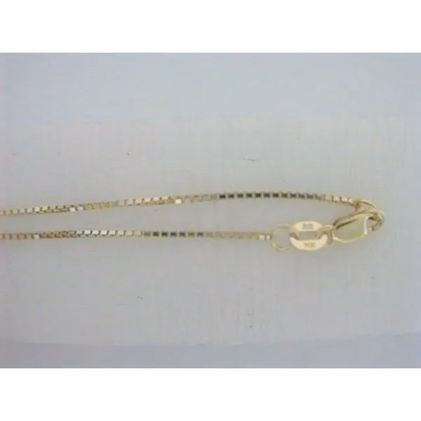 14K Yellow Gold Box Chain Chipper's Jewelry Bonney Lake, WA