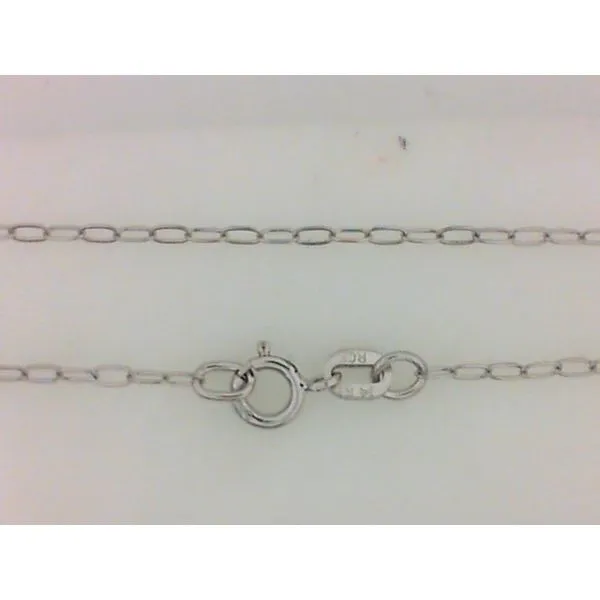 14Kt White Gold Open Cable Chain Chipper's Jewelry Bonney Lake, WA