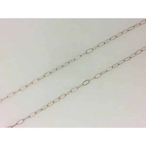 14Kt White Gold Open Cable Chain Chipper's Jewelry Bonney Lake, WA