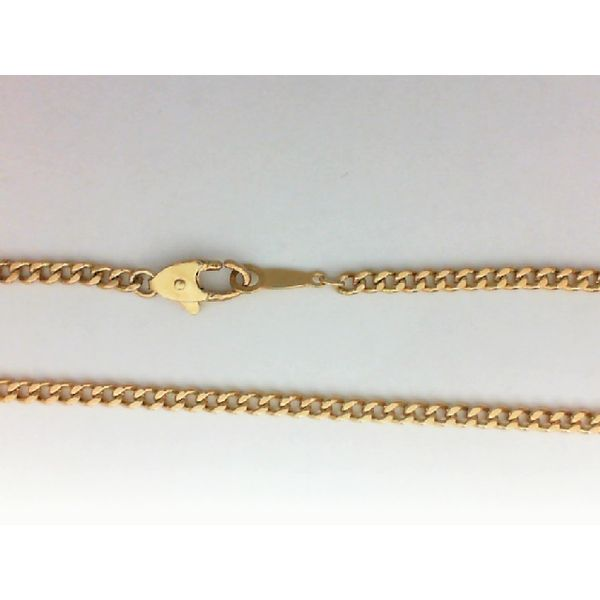 14K Yellow Gold Heavy Curb Chain with Lobster Clasp Chipper's Jewelry Bonney Lake, WA