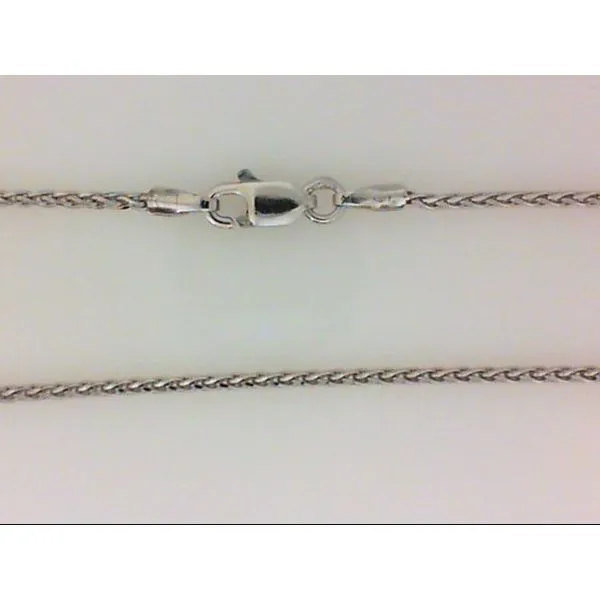 14K White Gold Round Wheat Chain Chipper's Jewelry Bonney Lake, WA