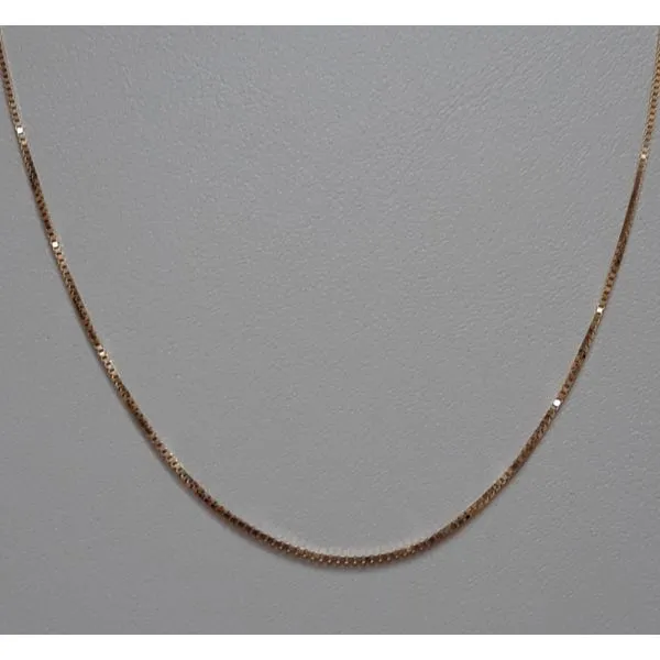 14kt Yellow Gold Box Chain Chipper's Jewelry Bonney Lake, WA