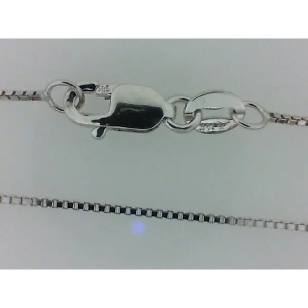 14K White Gold Box Link Chain Image 2 Chipper's Jewelry Bonney Lake, WA