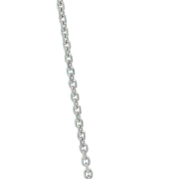 14K White Gold Stationed Adj D/C Cable Chain Chipper's Jewelry Bonney Lake, WA