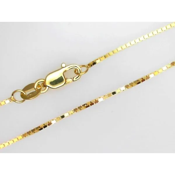 14K Yellow Gold Box Chain Chipper's Jewelry Bonney Lake, WA