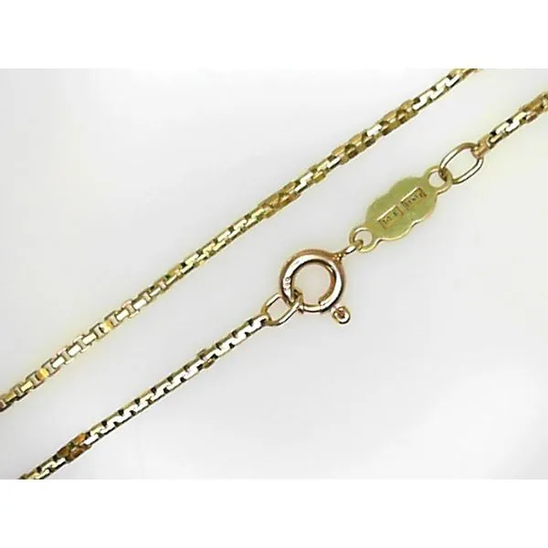 14K Yellow Gold Box Chain Chipper's Jewelry Bonney Lake, WA