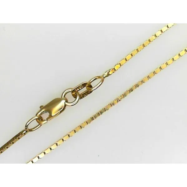 14K Yellow Gold Box Chain Chipper's Jewelry Bonney Lake, WA
