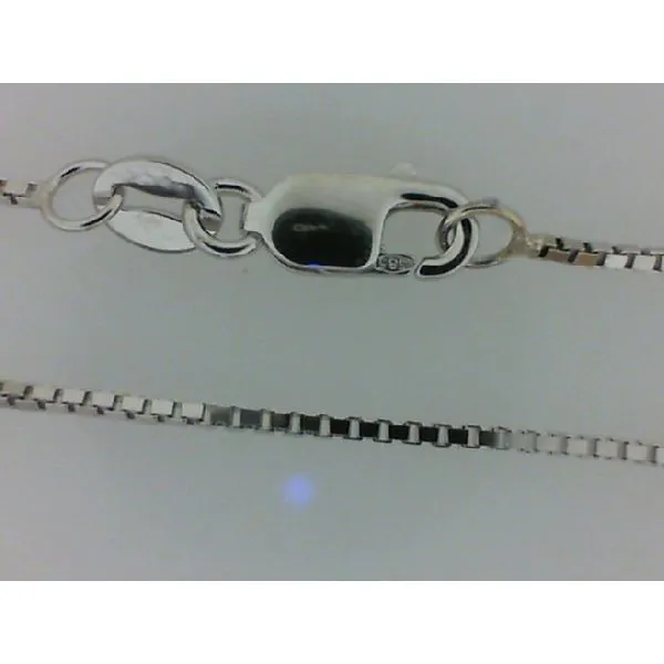 14K White Gold Box Chain Chipper's Jewelry Bonney Lake, WA