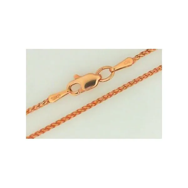 14K Rose Gold Round Wheat Chain Chipper's Jewelry Bonney Lake, WA