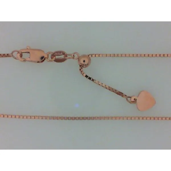 14K Rose Gold Box Link Chain Chipper's Jewelry Bonney Lake, WA