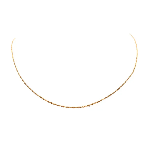 14KY Petite Diamond Pendant w/ 16