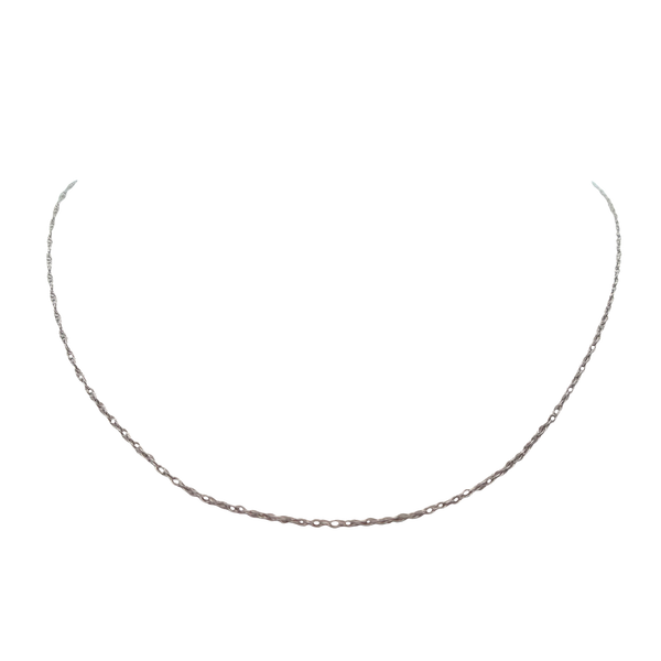 18" 14K White Gold Chain Chipper's Jewelry Bonney Lake, WA